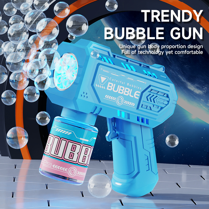 Bubble Gum Machine - Electric Bubble Machine Gun Multiple Holes