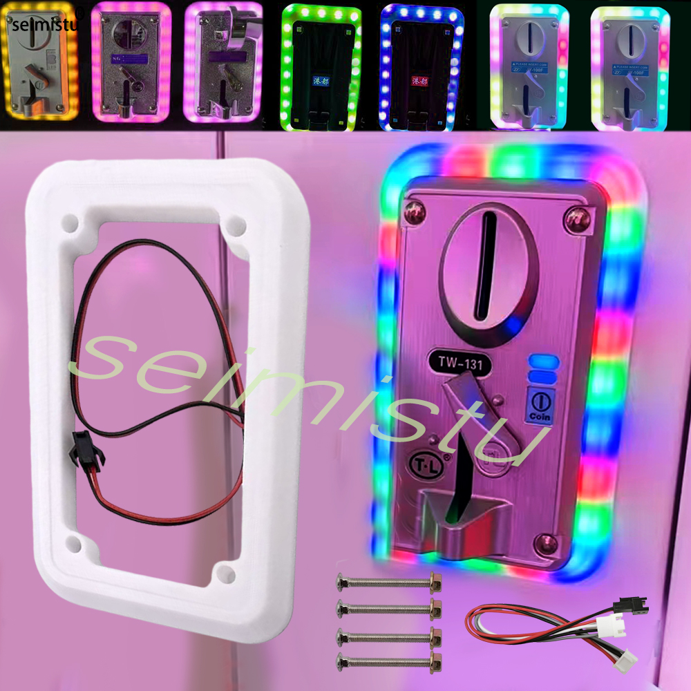 Coin Acceptor Selector - Coin acceptor LED Colorful LED Frame