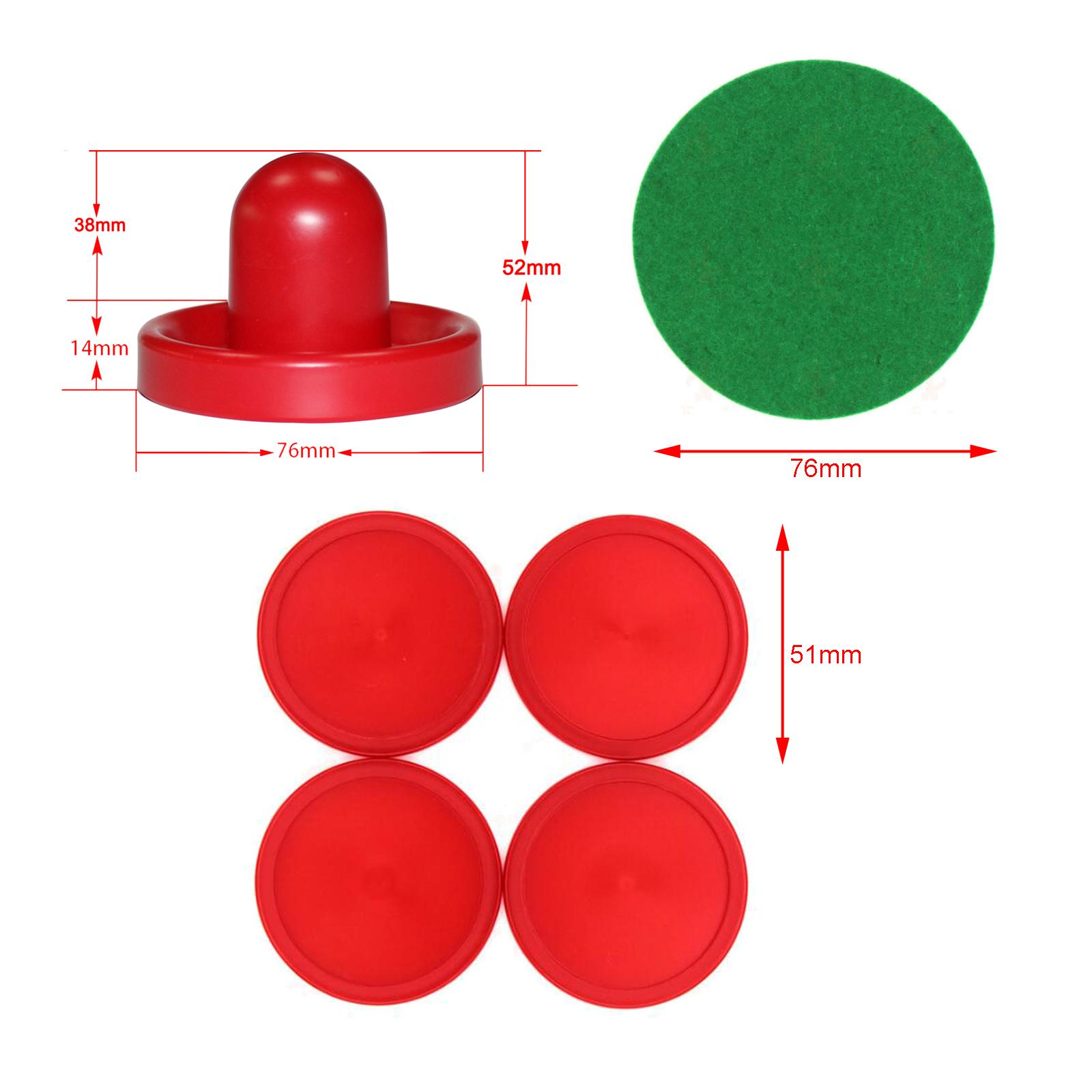 Air Hockey Table - Mini Air Hockey Pushers Plastic Puck