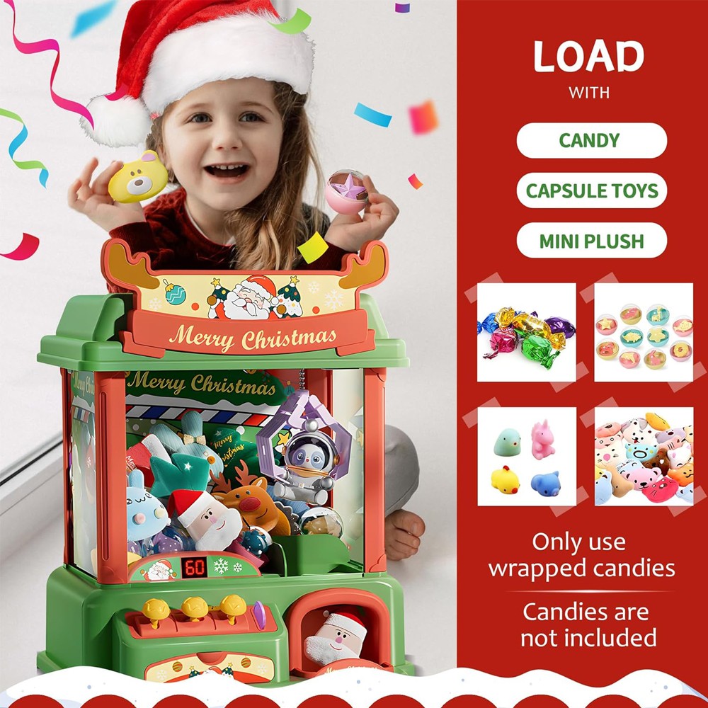 Christmas Claw Machine For Kid – Arcade Toy Vending Machine recenzja i cena