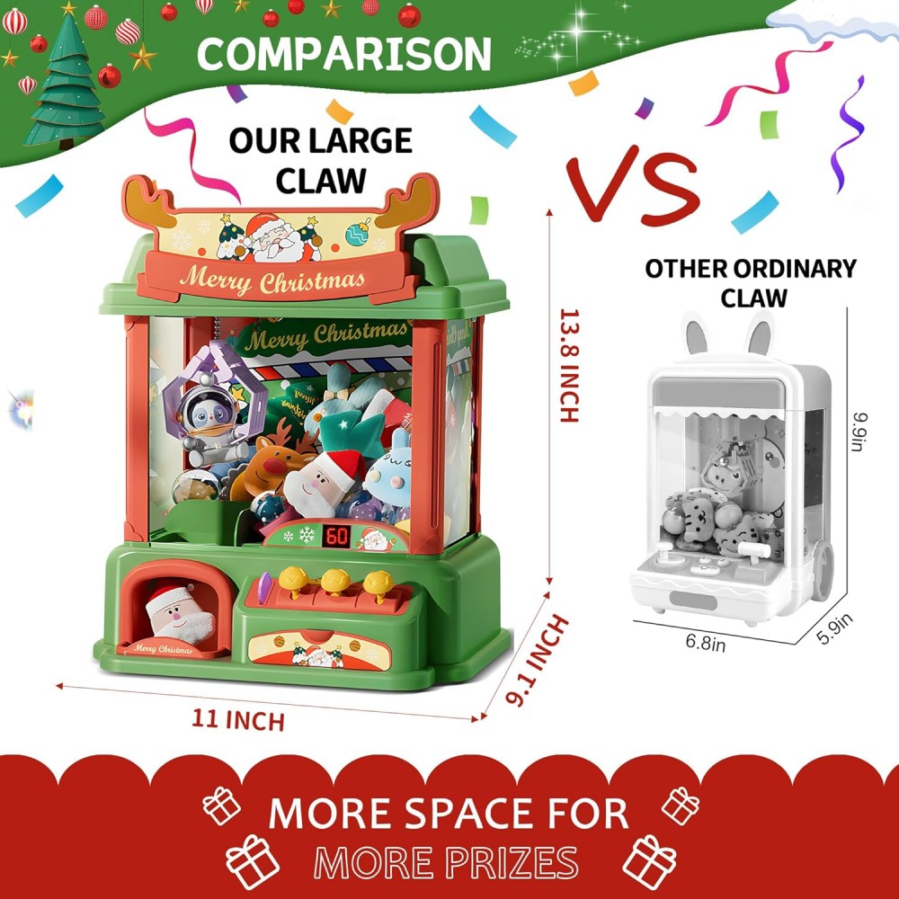 Christmas Claw Machine For Kid – Arcade Toy Vending Machine recenzja i cena