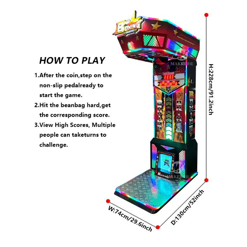 FL Wholesale Coin Operated Gam – Boxing Machine Arcade recenzja i cena