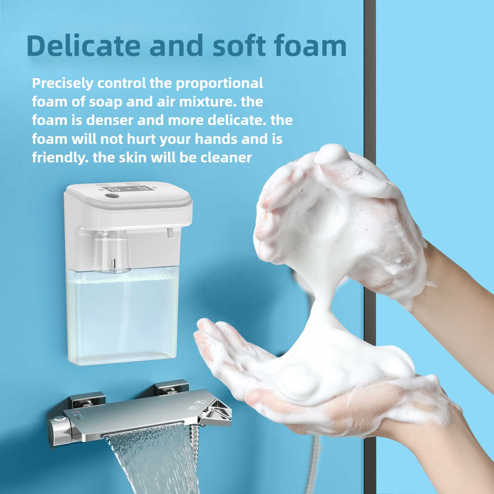 Automatic Soap Dispenser Foam  – Bubble Gum Machine recenzja i cena