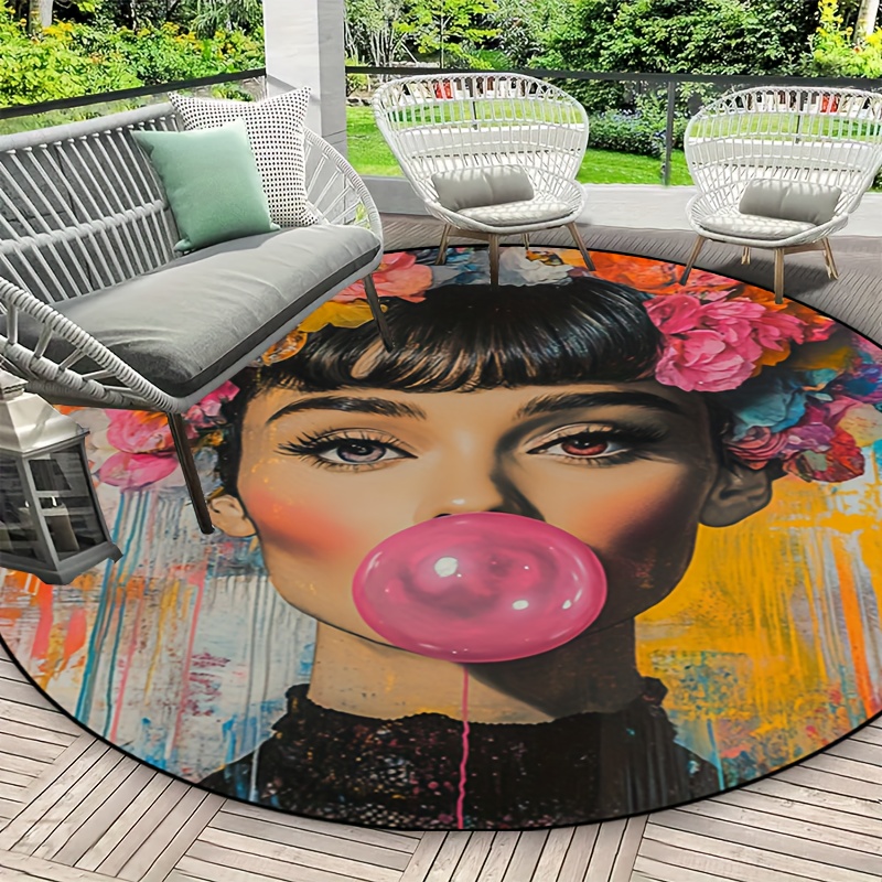 Graffiti Art Woman With Floral – Bubble Gum Machine recenzja i cena