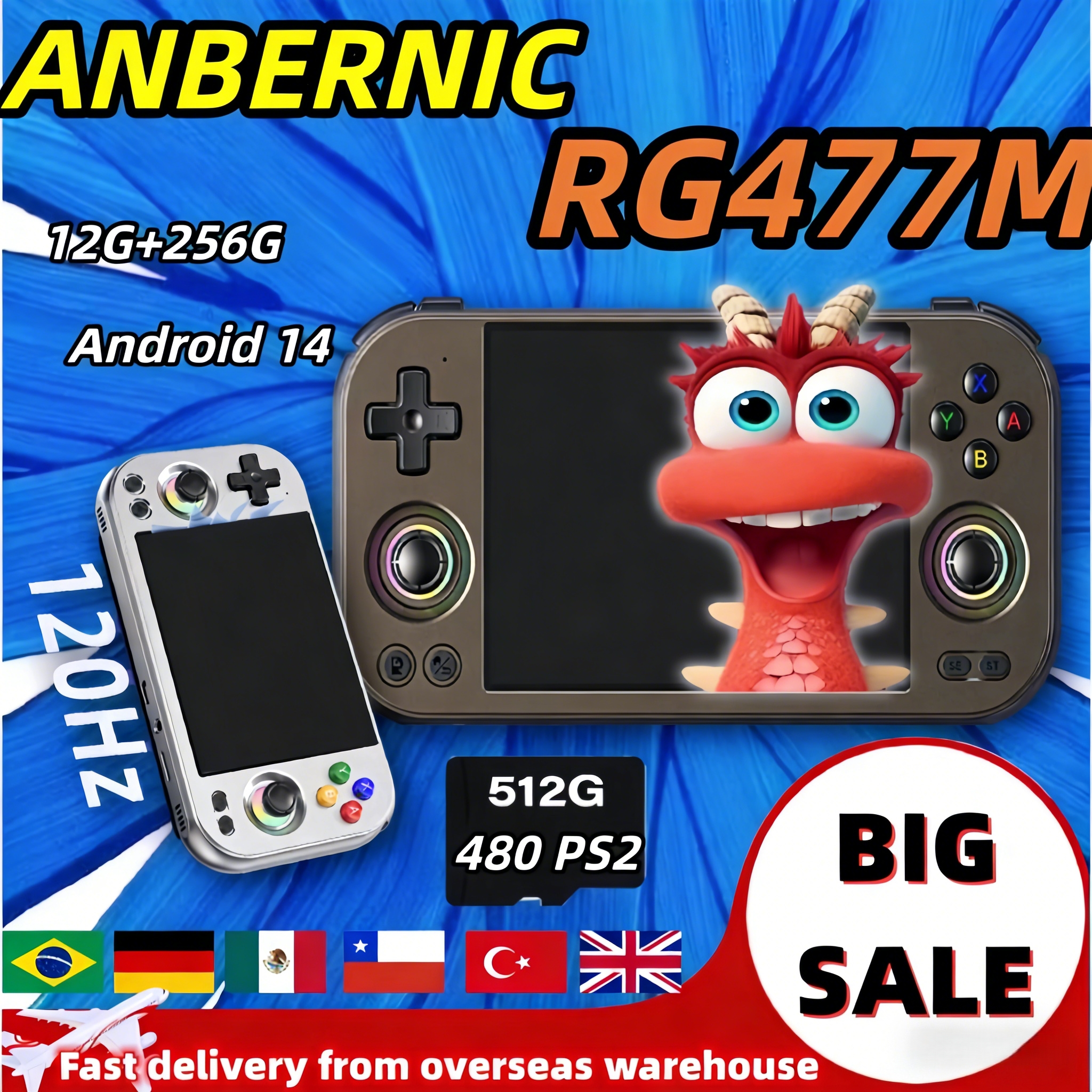 ANBERNIC RG 477M Retro Video G – Arcade Game Cabinet recenzja i cena