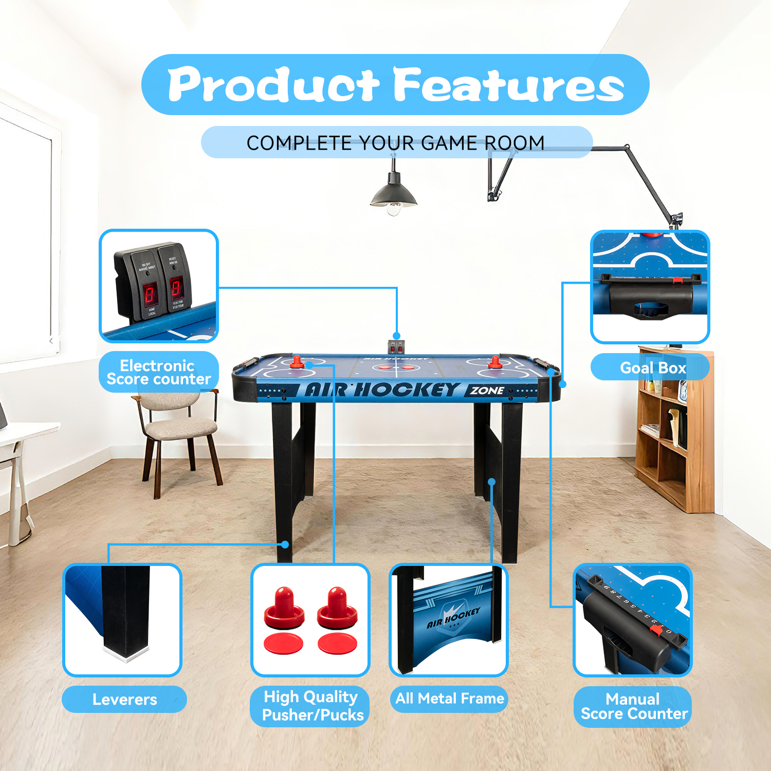 Wholesale Air Hockey Table 4FT – Air Hockey Table recenzja i cena