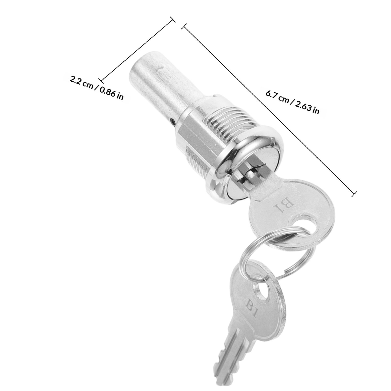 1 Set Of Vending Machine Lock  – Bubble Gum Machine recenzja i cena