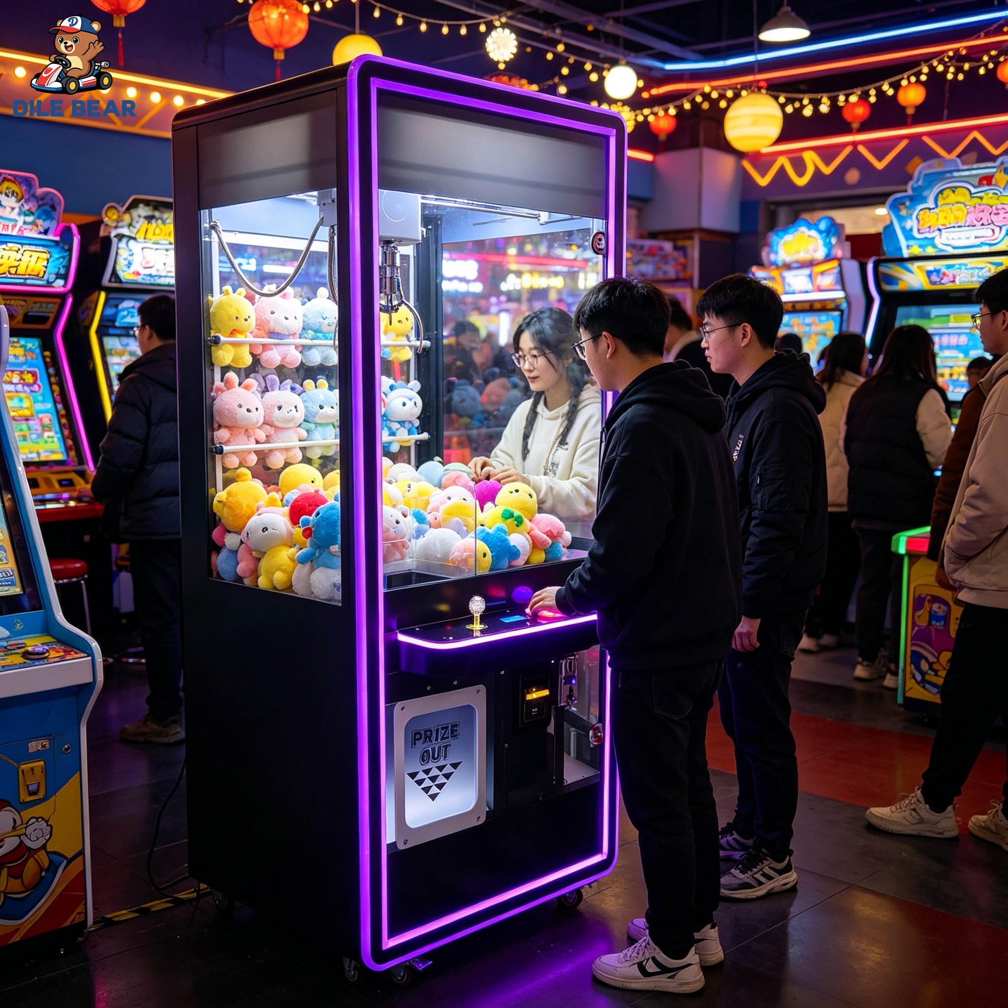 Black Claw Machine Modern Arca – Arcade Prize Vending Machine recenzja i cena