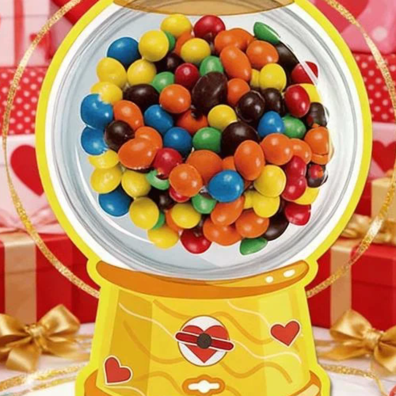 18/36 Pcs DIY Valentines Candy – Bubble Gum Machine recenzja i cena