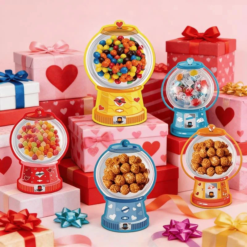 18/36 Pcs DIY Valentines Candy – Bubble Gum Machine recenzja i cena