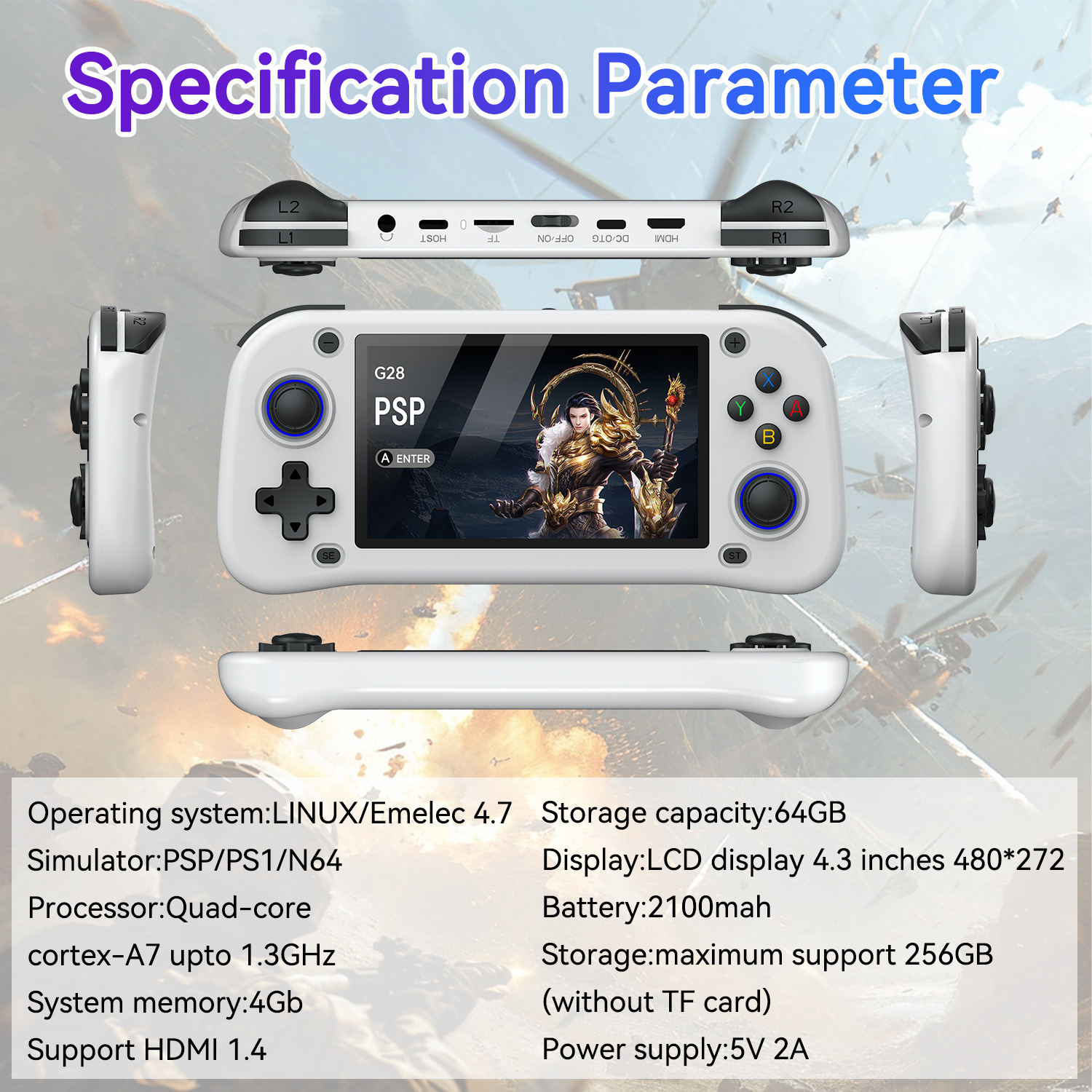 G28 game console 4.3-inch high – Arcade Game Cabinet recenzja i cena