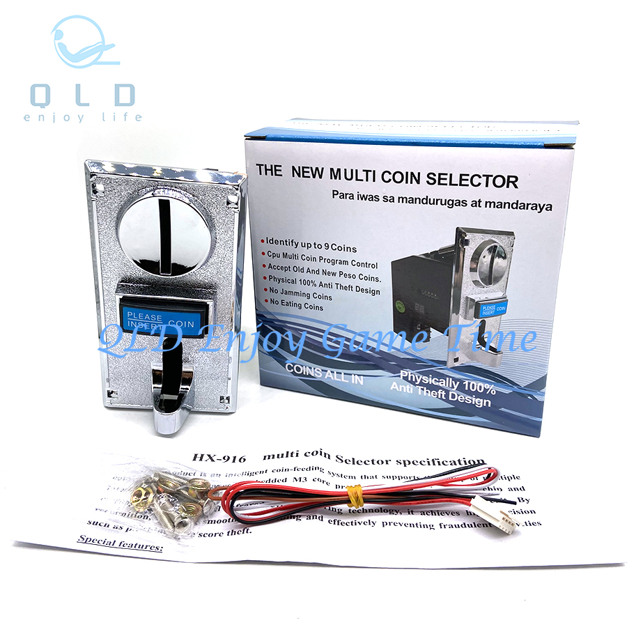 9-Type Multi Coin Acceptor 616 – Boxing Machine Arcade recenzja i cena