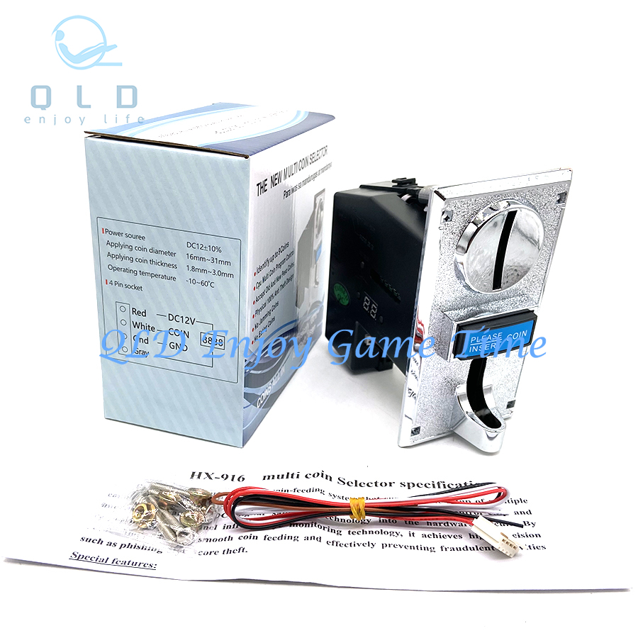 9-Type Multi Coin Acceptor 616 – Boxing Machine Arcade recenzja i cena