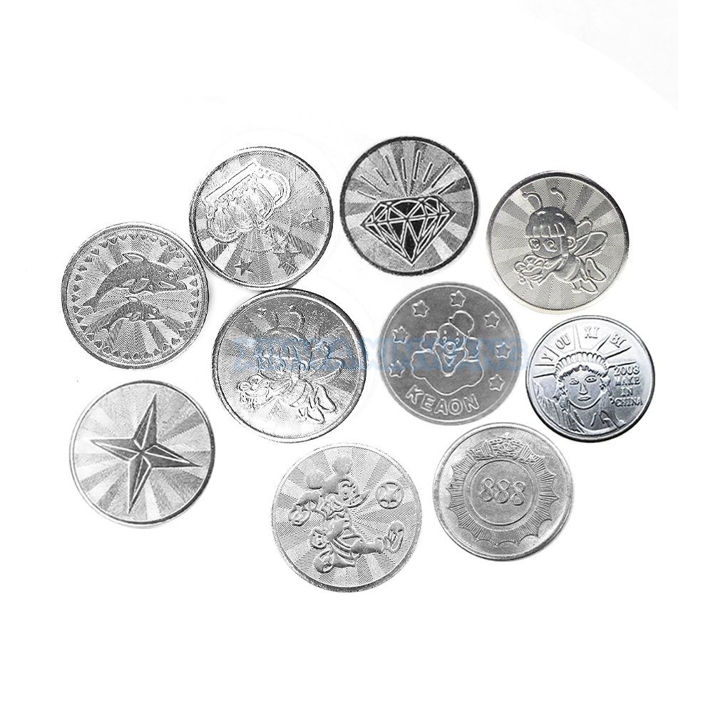 100PCS  Coins Tokens Stainless – Arcade Game Vending Machine recenzja i cena