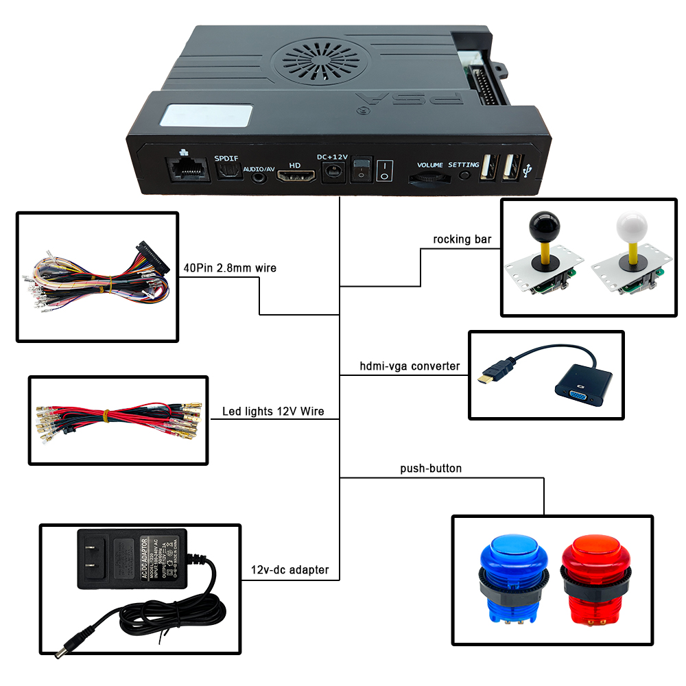 3D WiFi 10888 in 1 Pandora Sag – Boxing Machine Arcade recenzja i cena
