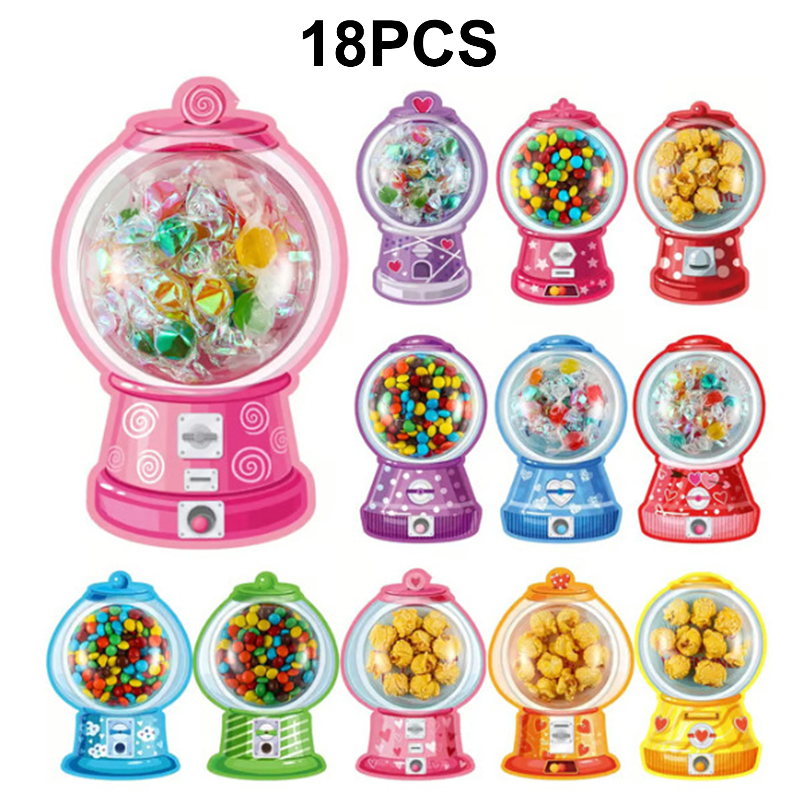 36/18 Pack Valentine Greeting  – Bubble Gum Machine recenzja i cena