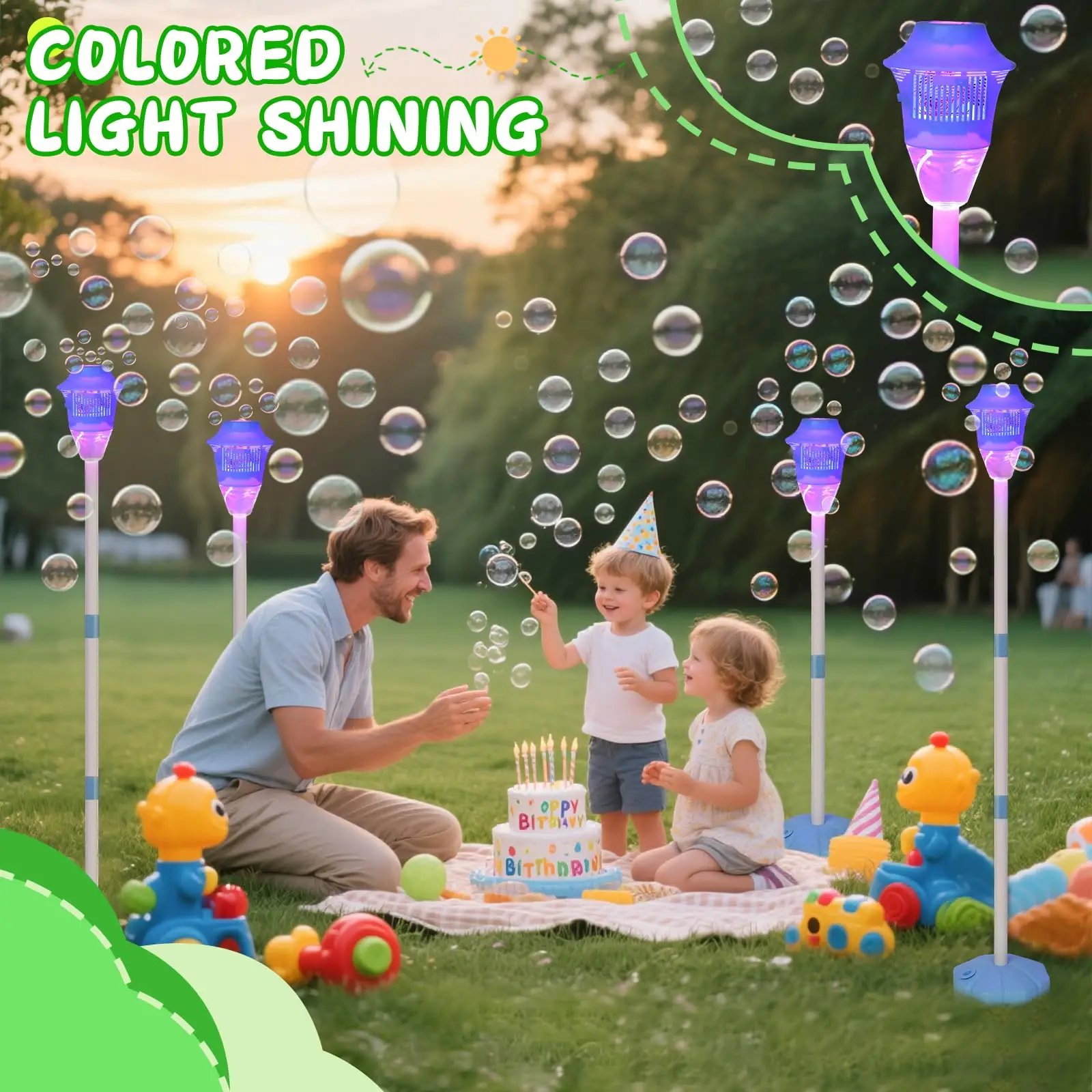 Stand Bubble Machine with Ligh – Bubble Gum Machine recenzja i cena