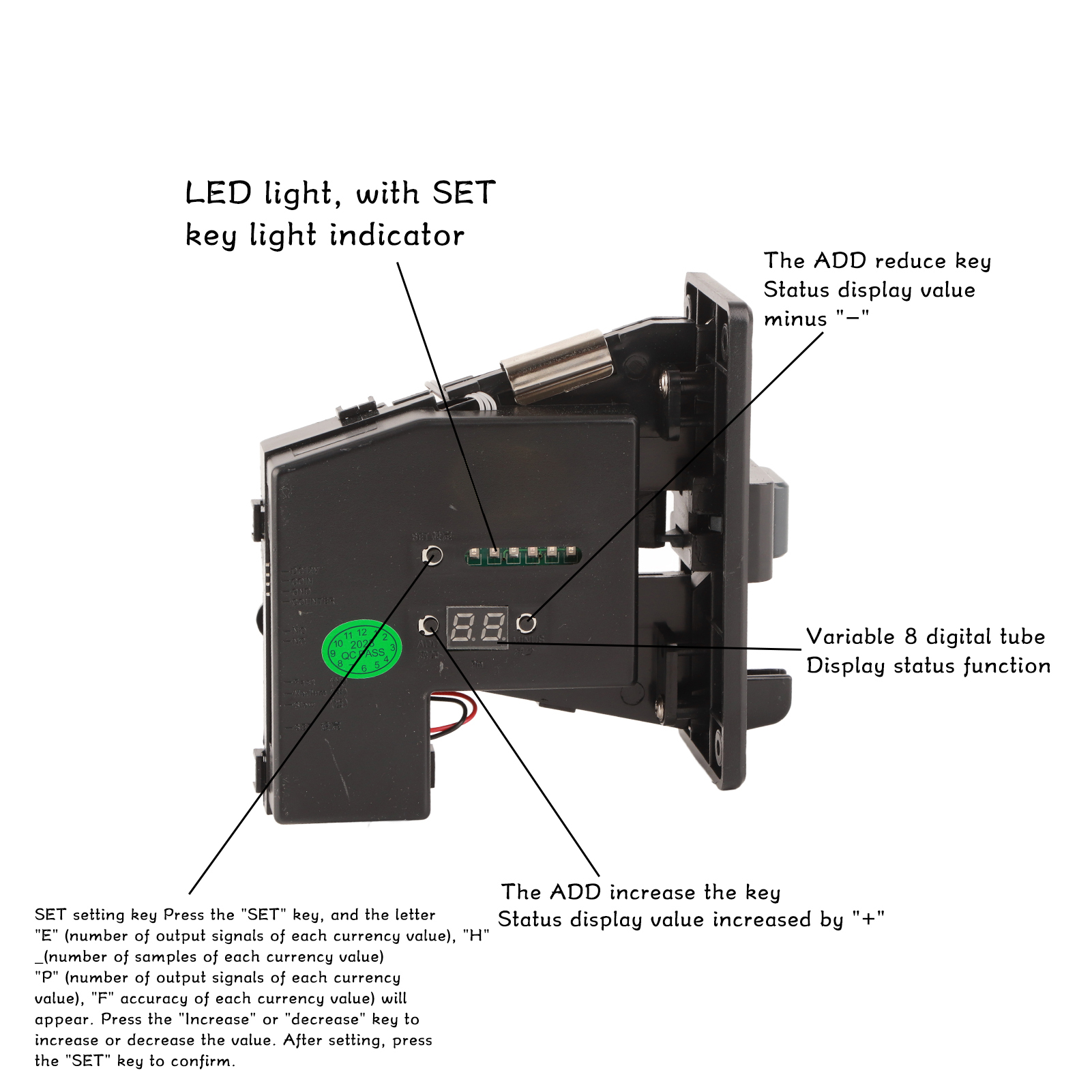 Coin Acceptor Support 6 Kinds  – Coin Acceptor Selector recenzja i cena