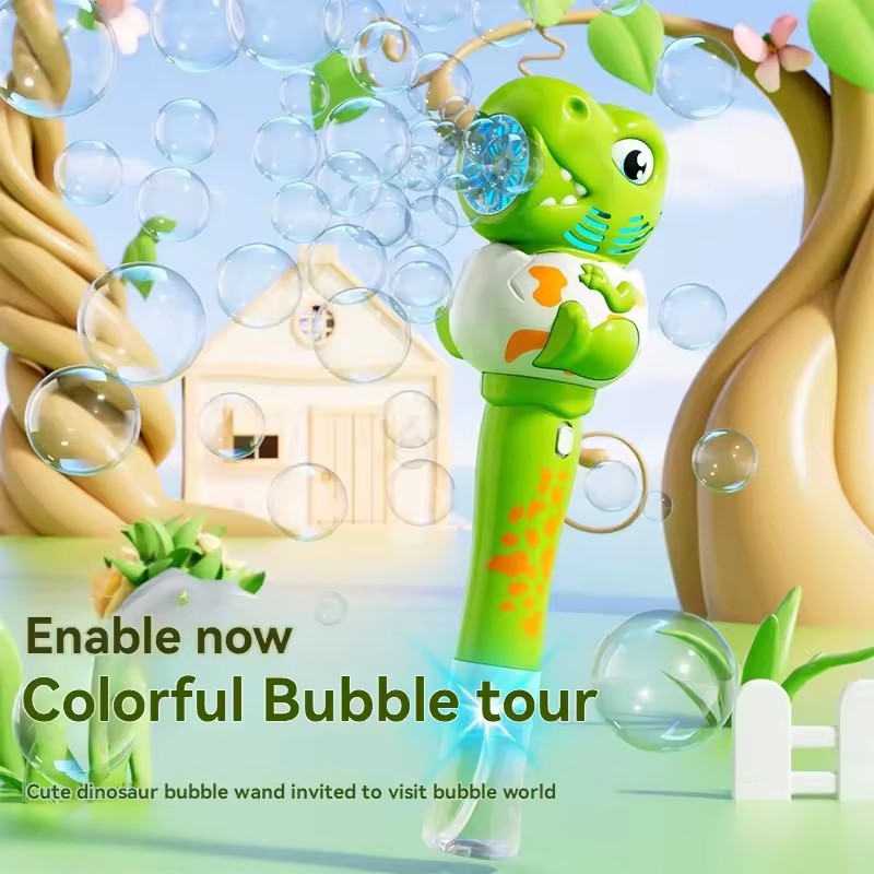 Cute Dinosaur Bubble Gun Elect – Bubble Gum Machine recenzja i cena