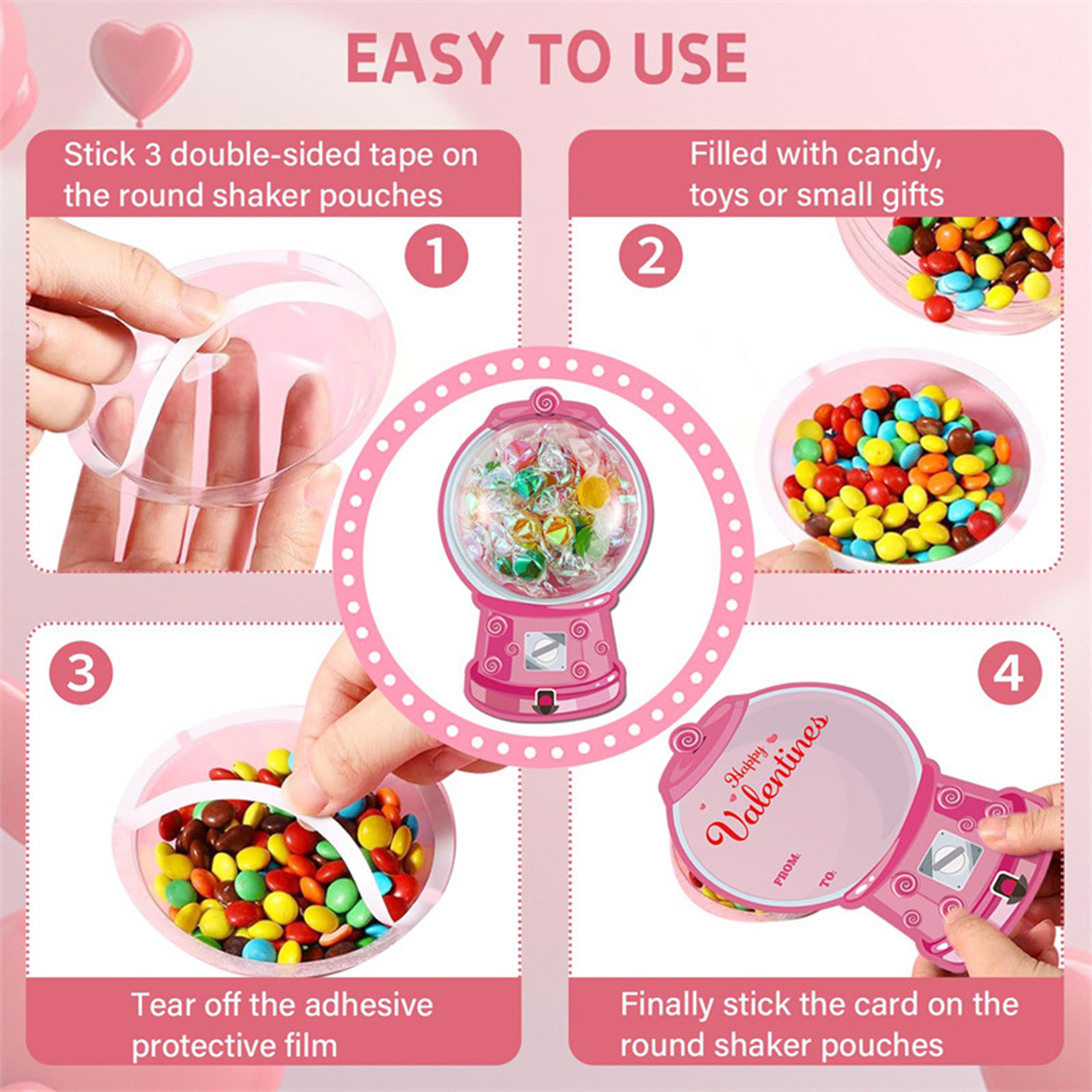 18/36 Pack Valentine Candy Hol – Bubble Gum Machine recenzja i cena