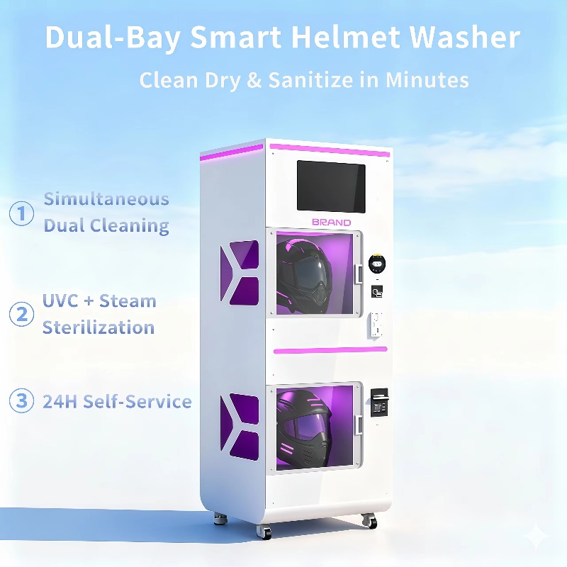 Custom Double Warehouse Helmet – Vending Machine Qr Code recenzja i cena