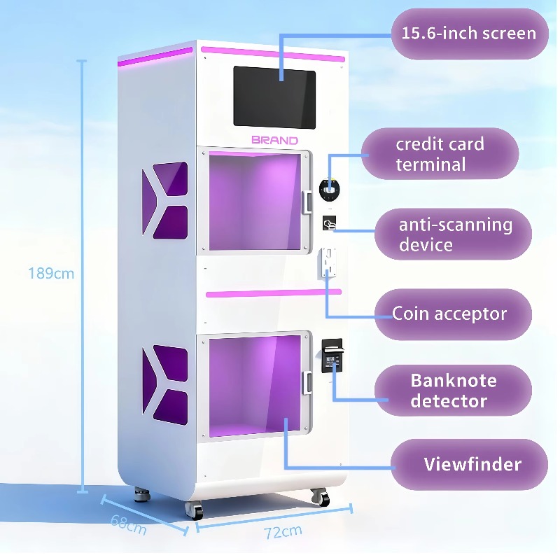 Custom Double Warehouse Helmet – Vending Machine Qr Code recenzja i cena