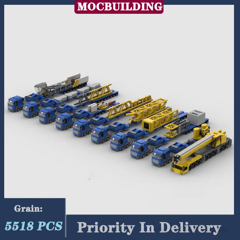 MOC City Construction Site Tow – Claw Crane Machine recenzja i cena